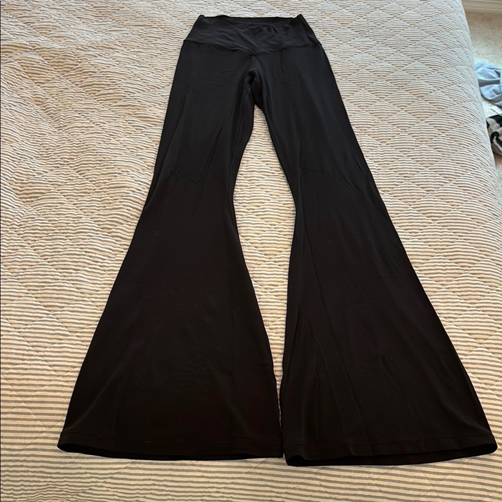 Black Flared Yoga Pants
